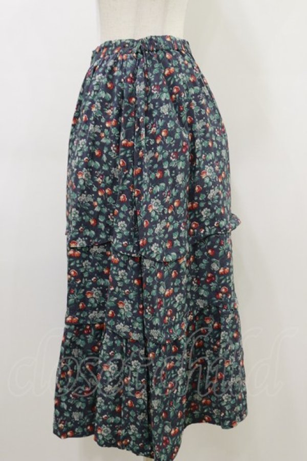 画像3: Jane Marple / Wild cherryスカラップスカート M ネイビー H-26-04-05-036-JM-SK-KB-ZH (3)