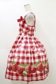 画像3: Emily Temple cute / ギンガムチェックBERRYノースリーブワンピース  レッド H-26-04-05-038-ET-OP-KB-ZH (3)