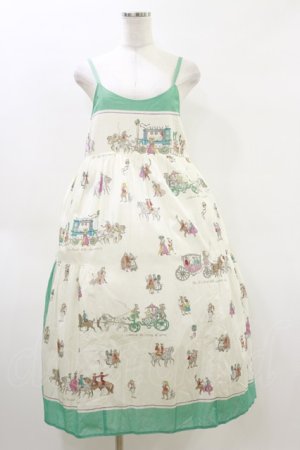 画像: Jane Marple / Anniversary paradeストラップドレス  ジェイド H-26-04-05-039-JM-OP-KB-ZH