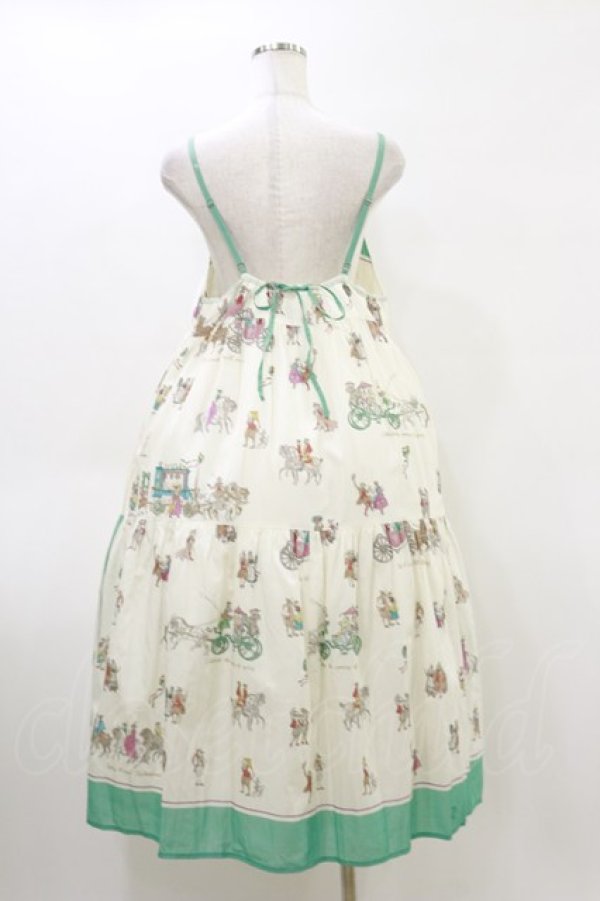 画像2: Jane Marple / Anniversary paradeストラップドレス  ジェイド H-26-04-05-039-JM-OP-KB-ZH (2)