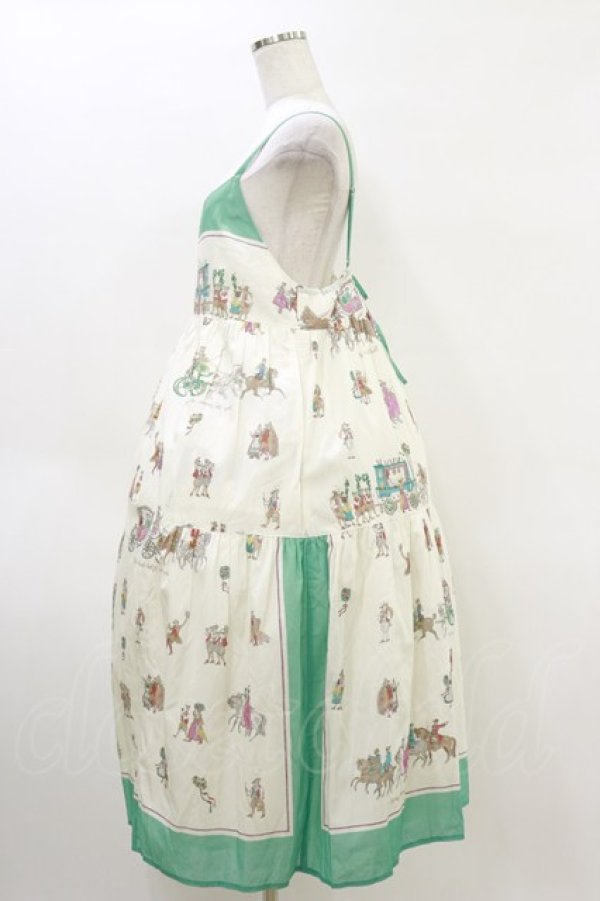 画像3: Jane Marple / Anniversary paradeストラップドレス  ジェイド H-26-04-05-039-JM-OP-KB-ZH (3)