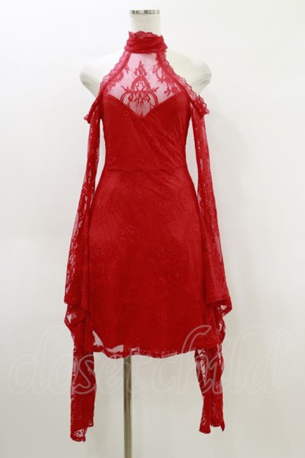 画像1: KILL STAR / チャイナフロッキーワンピース S 黒 H-26-04-05-041-SL-OP-AK-ZH (1)