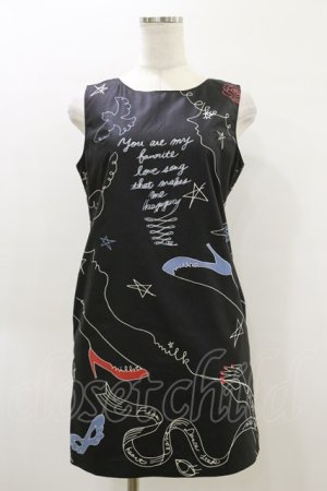 画像: MILK / アーティ-ミニドレス  黒 H-26-04-05-045-ML-OP-KB-ZH