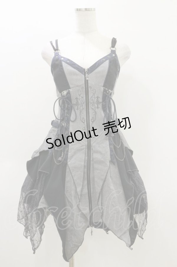 画像1: Ozz Croce / Beyond The Sacred Light ビスチェ ワンピース  黒 H-26-04-05-047-OO-OP-AK-ZH (1)