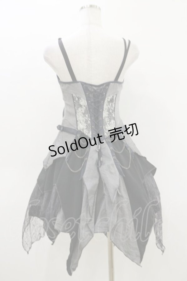 画像2: Ozz Croce / Beyond The Sacred Light ビスチェ ワンピース  黒 H-26-04-05-047-OO-OP-AK-ZH (2)