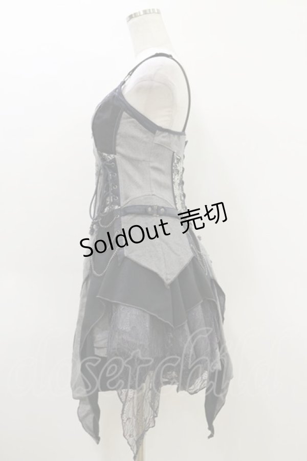 画像3: Ozz Croce / Beyond The Sacred Light ビスチェ ワンピース  黒 H-26-04-05-047-OO-OP-AK-ZH (3)