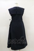 画像2: Jane Marple Dans Le Salon / ヴィンテージマリンカラードレス  ネイビー H-26-04-05-053-JM-OP-KB-ZH (2)