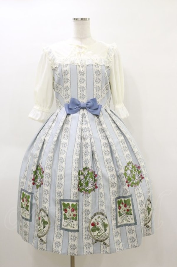 画像1: Melody BasKet / Berry galleryチュール切替ワンピース  サックス H-26-04-05-056-LO-OP-KB-ZH (1)