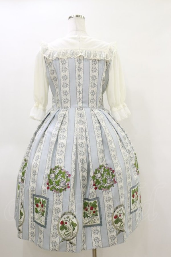 画像2: Melody BasKet / Berry galleryチュール切替ワンピース  サックス H-26-04-05-056-LO-OP-KB-ZH (2)