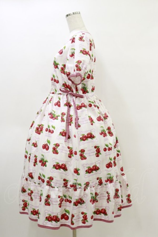 画像3: Melody BasKet / Fresh Cherryスクエアネックワンピース M ピンク H-26-04-05-058-LO-OP-KB-ZH (3)