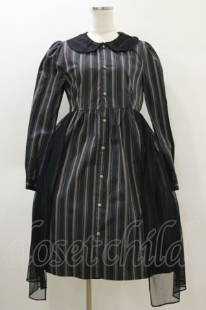 画像: ネバアランド / アラクネワンピース  グレー×黒 H-26-04-05-061-LO-OP-KB-ZH