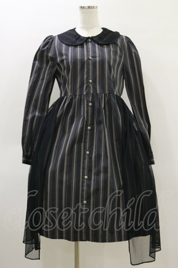 画像1: ネバアランド / アラクネワンピース  グレー×黒 H-26-04-05-061-LO-OP-KB-ZH (1)