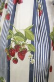 画像4: Melody BasKet / Stripe strawberryワンピース  ネイビー H-26-04-05-062-LO-OP-KB-ZH (4)
