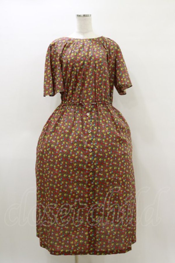 画像1: Jane Marple Dans Le Salon / Lemon groveのワンピース  レッド H-26-04-05-063-JM-OP-KB-ZH (1)