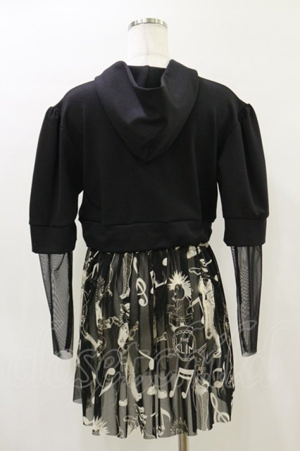 画像2: MILK / THE KLIMフーディーミニ  ブラック H-26-04-05-008-ML-OP-KB-ZH (2)