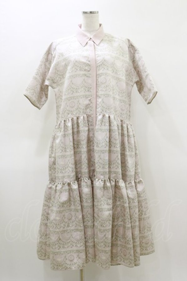 画像1: Q-pot. / スワンレイクケーキシャツドレス  ミスティーピンク H-26-04-05-067-QP-OP-KB-ZH (1)