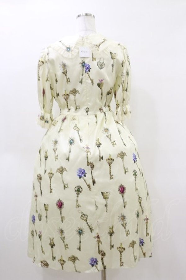 画像2: MILK / プリンセスKeyドレス  アイボリー H-26-04-05-070-ML-OP-KB-ZH (2)