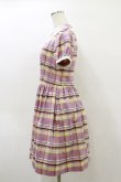画像3: MILK / M cafeワンピース  ローズチェック H-26-04-05-071-ML-OP-KB-ZH (3)