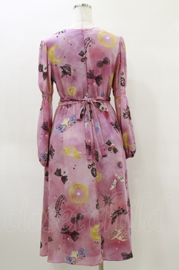 画像2: MILK / ジュリエットdress  プラムピンク H-26-04-05-073-ML-OP-KB-ZH (2)