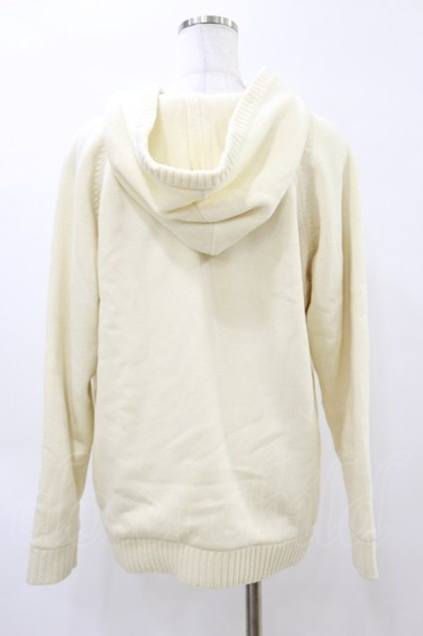 画像2: WORLD WIDE LOVE！(Rydia) / ロゴワッペンニットZIPジャケット  アイボリー H-26-04-05-010-PU-JA-AK-ZH (2)