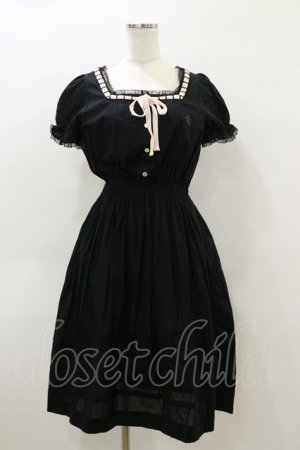 画像: Katie / NO COUNTRY puff dress  ブラック H-26-04-05-077-LO-OP-KB-ZH