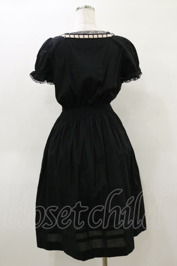 画像2: Katie / NO COUNTRY puff dress  ブラック H-26-04-05-077-LO-OP-KB-ZH (2)