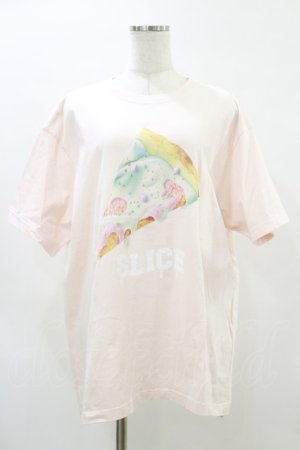 画像: MILKBOY / PIZZA SLICE TEE XL ベビーピンク H-26-04-05-013-MB-TO-KB-ZH