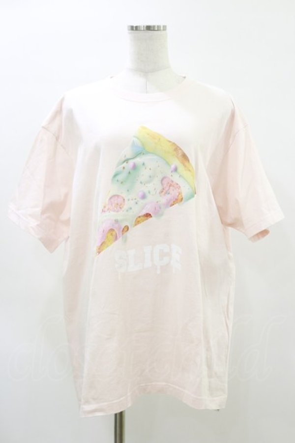 画像1: MILKBOY / PIZZA SLICE TEE XL ベビーピンク H-26-04-05-013-MB-TO-KB-ZH (1)