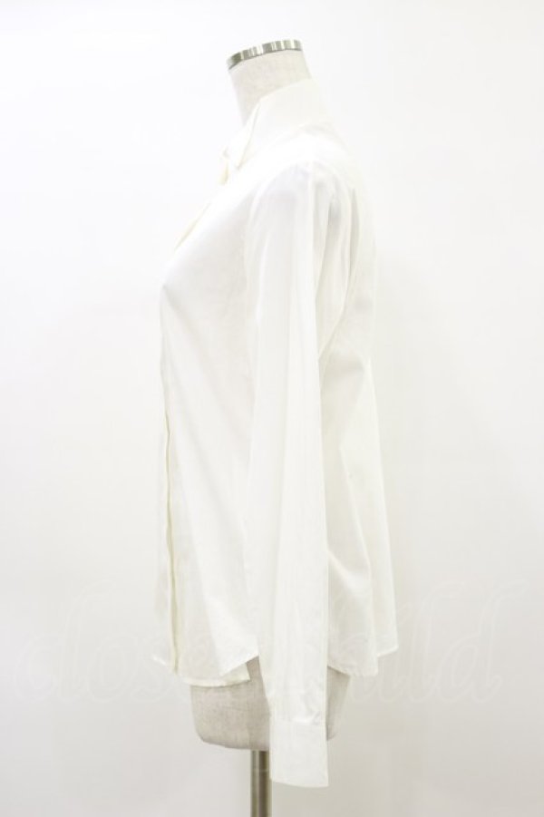 画像3: Moi-meme-Moitie / タイ付シャツ 9 白 H-26-04-05-019-MO-BL-KB-ZH (3)