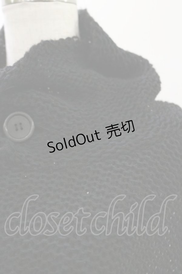 画像4: STIGMATA / ダメージニットボタンカーデ  黒 H-26-04-05-021-GO-TO-AK-ZH (4)