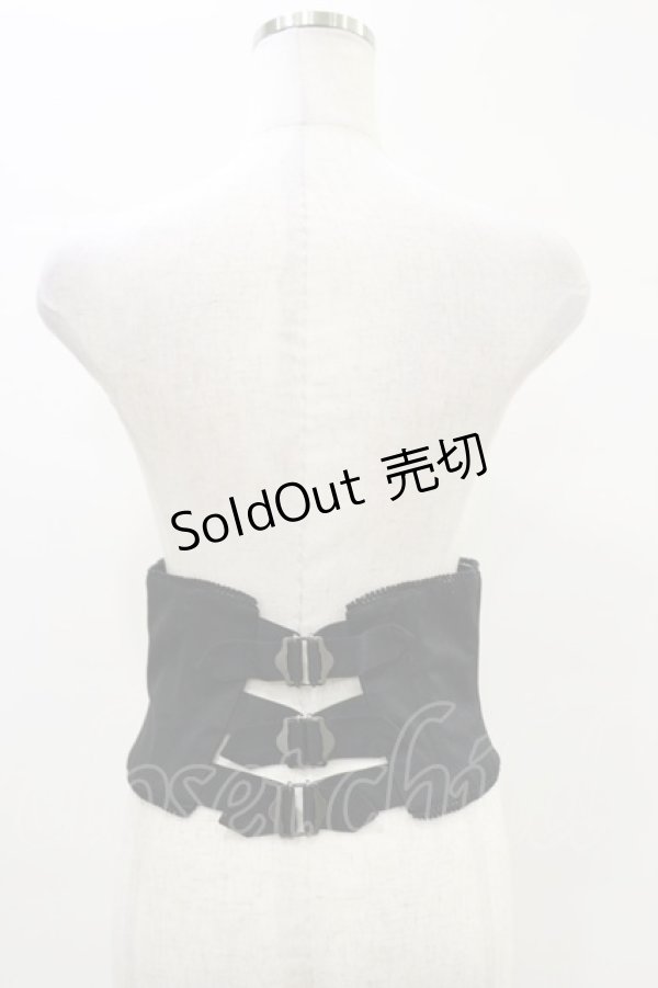 画像2: BPN / ナポレオンコルセット M 黒×紫 H-26-04-05-003-GO-ZA-AK-ZH (2)