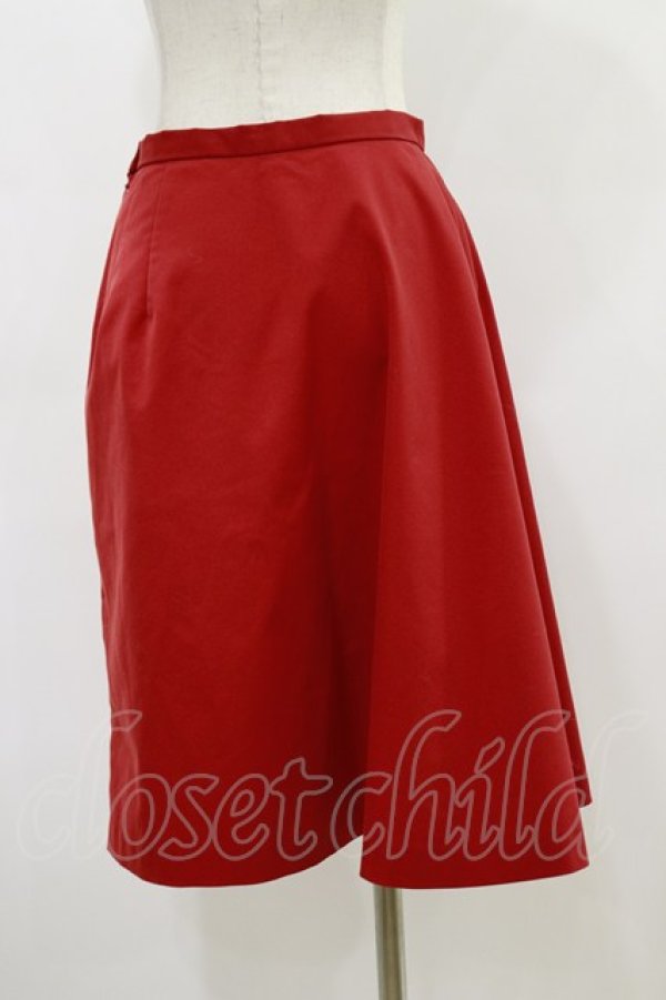 画像2: ネバアランド / ウエストタックスカート  赤 H-26-04-05-028-LO-SK-KB-ZH (2)