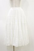 画像1: alice auaa / ティアードスカート 3(約9号) 白 H-26-04-05-032-AA-SK-KB-ZH (1)