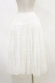 画像2: alice auaa / ティアードスカート 3(約9号) 白 H-26-04-05-032-AA-SK-KB-ZH (2)