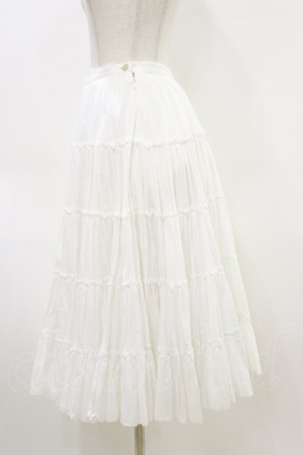 画像3: alice auaa / ティアードスカート 3(約9号) 白 H-26-04-05-032-AA-SK-KB-ZH (3)