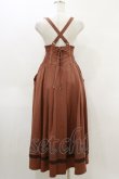 画像2: Rozen Kavalier / サス付プリントロングスカート  茶 H-26-04-05-033-OO-SK-KB-ZH (2)
