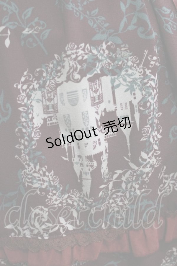 画像4: axes femme / サークルメルヘン柄チュニ M ボルドー H-26-04-06-024-AX-OP-NS-ZH (4)