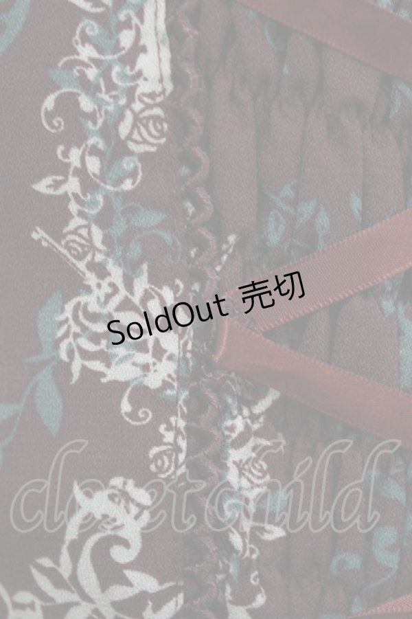 画像5: axes femme / サークルメルヘン柄チュニ M ボルドー H-26-04-06-024-AX-OP-NS-ZH (5)