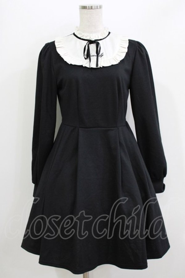 画像1: Ank Rouge / ヨーク切替カットワンピース M ブラック H-26-04-06-026-CA-OP-NS-ZH (1)