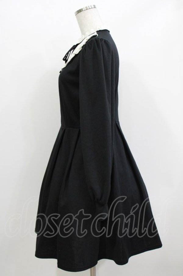 画像2: Ank Rouge / ヨーク切替カットワンピース M ブラック H-26-04-06-026-CA-OP-NS-ZH (2)