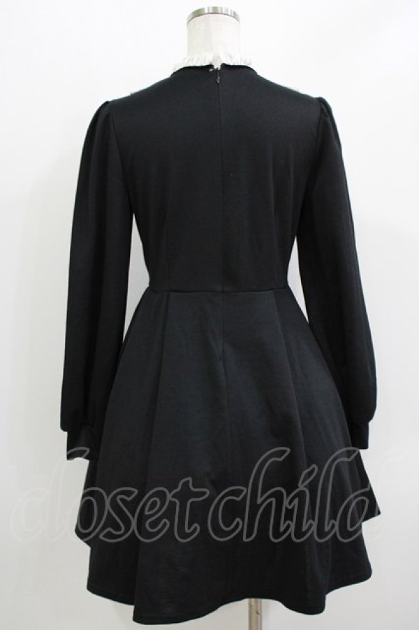 画像3: Ank Rouge / ヨーク切替カットワンピース M ブラック H-26-04-06-026-CA-OP-NS-ZH (3)