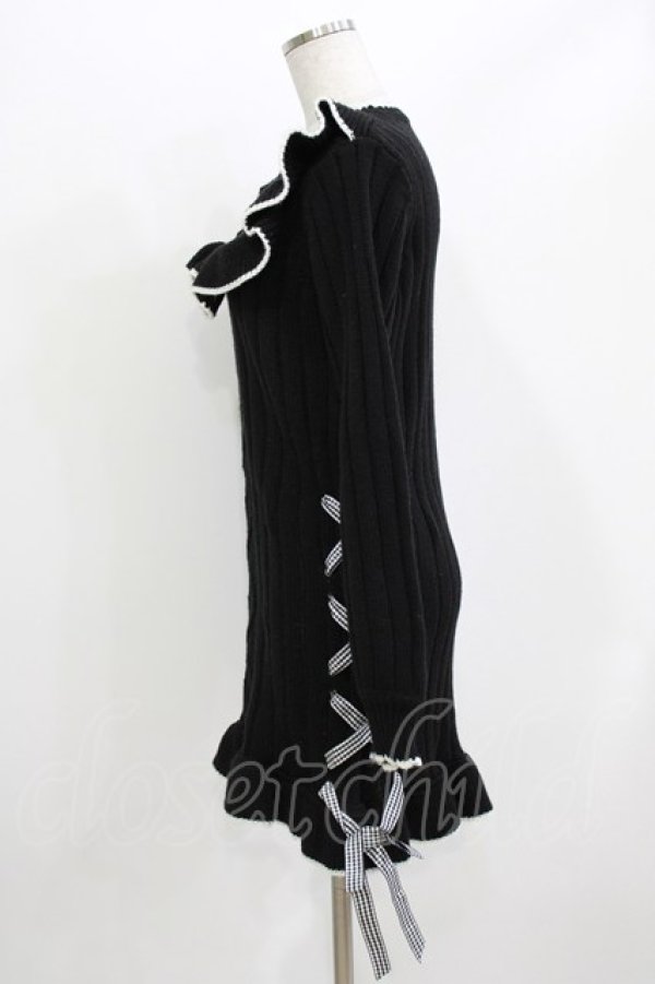 画像2: DearMyLove / クロミニットワンピース M ブラック H-26-04-06-029-EL-OP-NS-ZH (2)