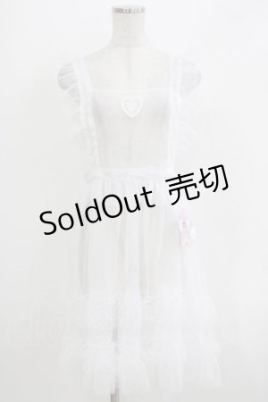 画像: virally / 星名桜子/HSN*ドットフリルエプロン M オフ H-26-04-06-033-PU-OP-NS-ZH