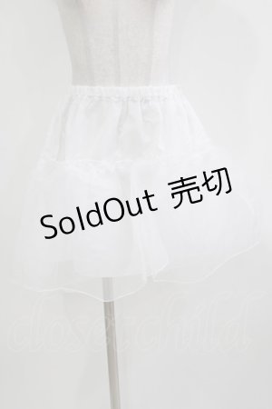 画像: Catherine Cottage / オーガンジーパニエ Free/42cm丈 オフ H-26-04-06-034-LO-SK-NS-ZH