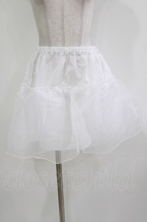 画像1: Catherine Cottage / オーガンジーパニエ Free/42cm丈 オフ H-26-04-06-034-LO-SK-NS-ZH (1)