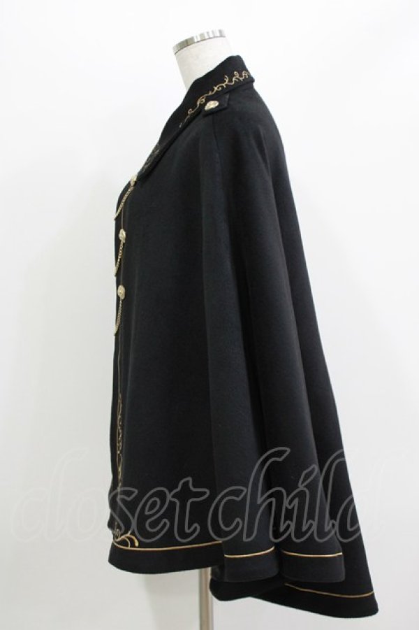 画像2: To Alice / 魔法学園マントコート M ブラック H-26-04-06-035-LO-CO-NS-ZH (2)