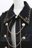 画像4: To Alice / 魔法学園マントコート M ブラック H-26-04-06-035-LO-CO-NS-ZH (4)
