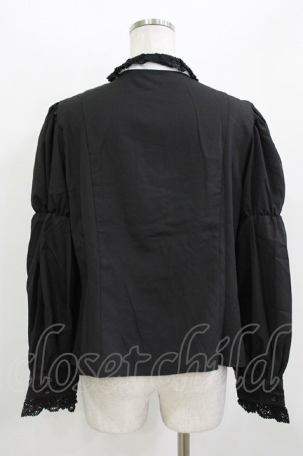 画像3: Eri Aino's collaboration / シャーロットの水曜日ブラウス LL ブラック H-26-04-06-038-PU-BL-NS-ZH (3)