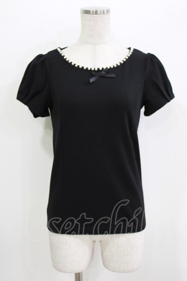 画像1: Ank Rouge / パールトップス M ブラック H-26-04-06-042-CA-TO-NS-ZH (1)