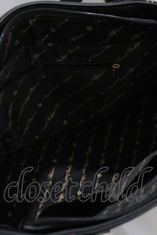 画像3: Amavel / Royal Crownトートバッグ  ブラック H-26-04-06-045-CA-BG-NS-ZH (3)